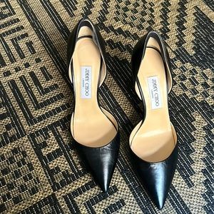 Jimmy Choo Addison Leather d'Orsay Pumps